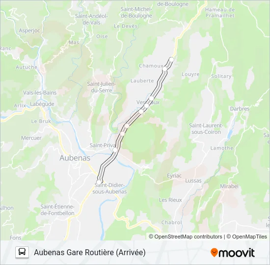22 Bus Line Map