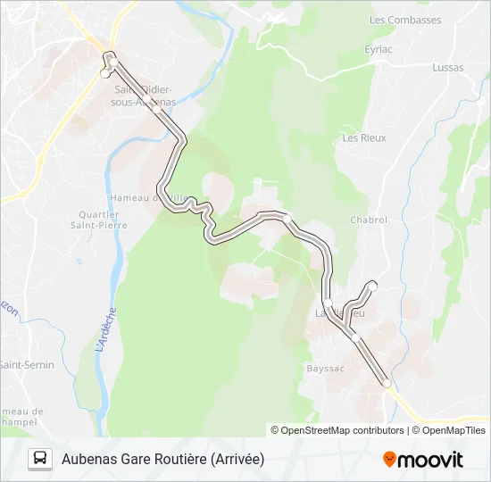 23 Bus Line Map