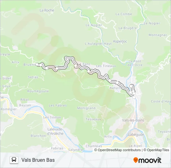 64 Bus Line Map