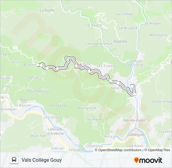 64 Bus Line Map