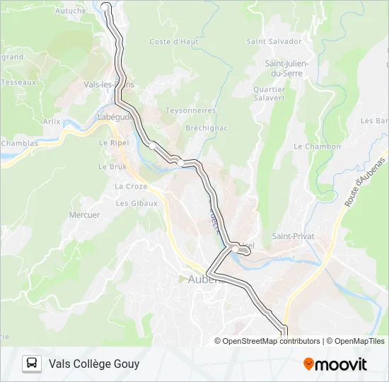 66 Bus Line Map