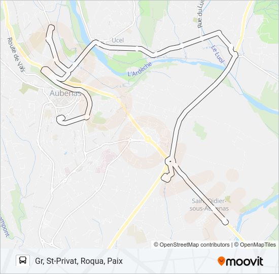 02EX bus Line Map