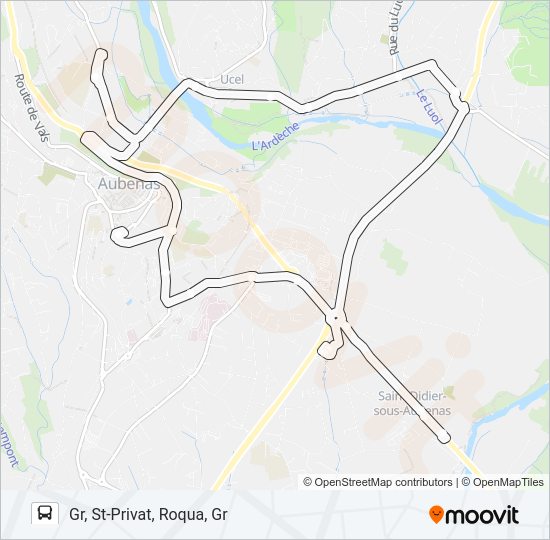 02EX bus Line Map