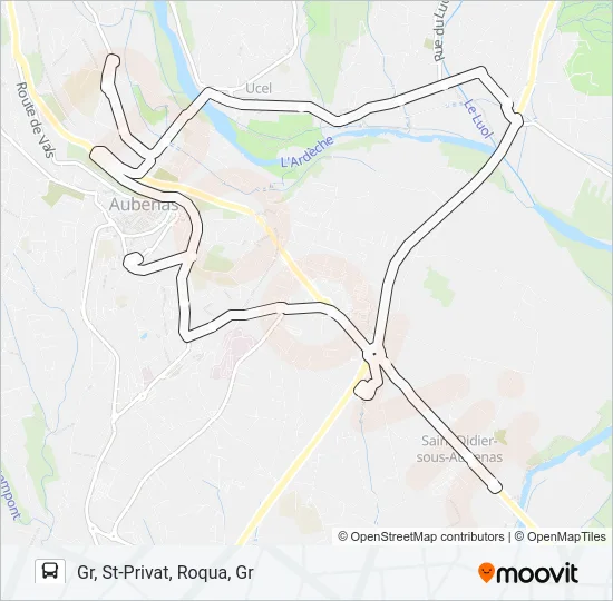 02EX Bus Line Map