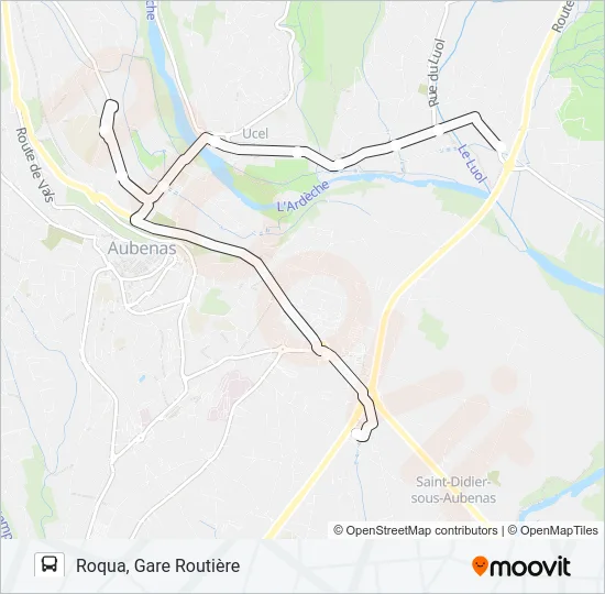 02EX Bus Line Map