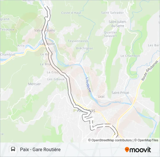 03EX Bus Line Map
