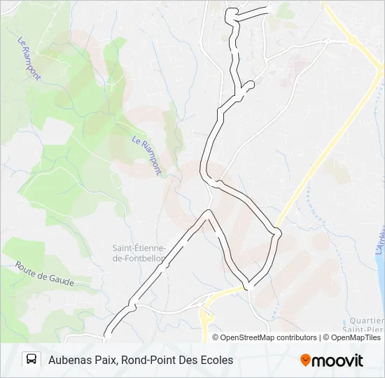 07EX Bus Line Map