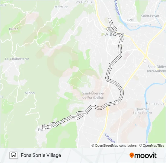 L25 Bus Line Map