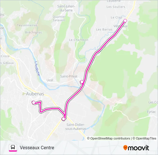 X73 Bus Line Map
