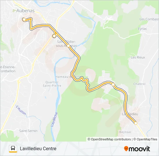 X74 Bus Line Map