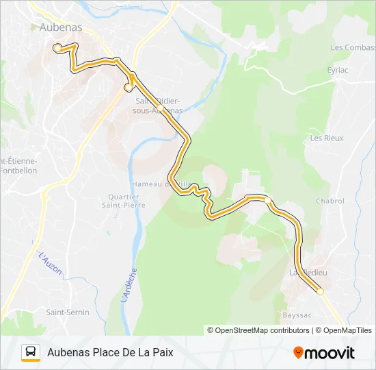 X74 Bus Line Map
