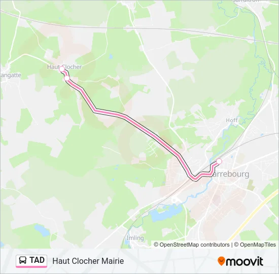 TAD Bus Line Map