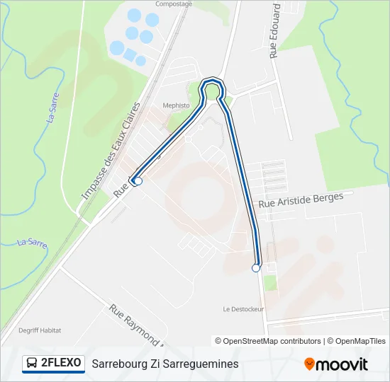 2FLEXO Bus Line Map