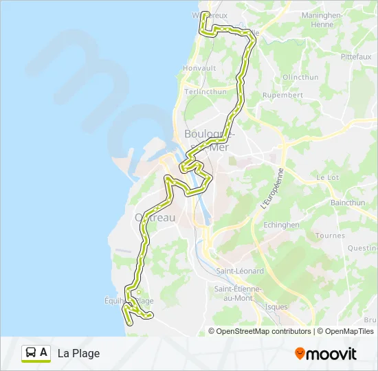 A Bus Line Map