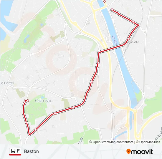 F Bus Line Map