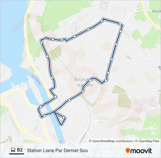 B2 Bus Line Map