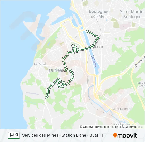 O Bus Line Map