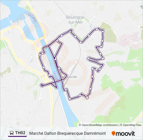 TH02 Bus Line Map