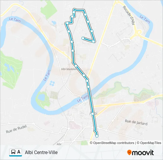 A Bus Line Map