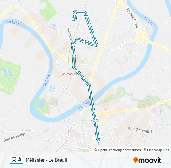A Bus Line Map