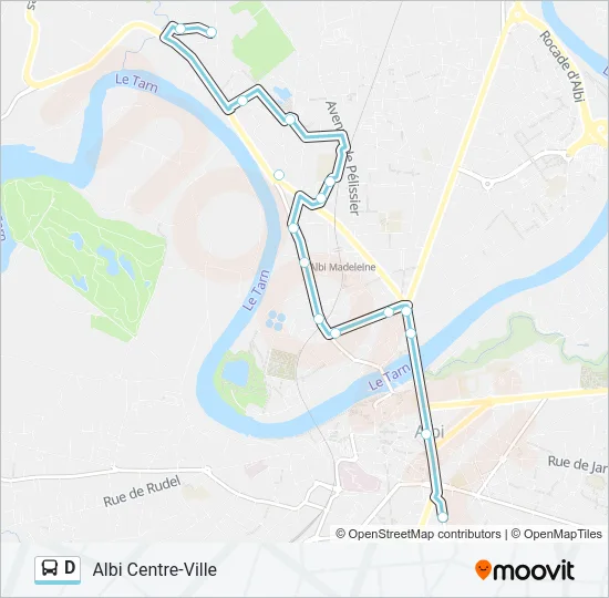 D Bus Line Map