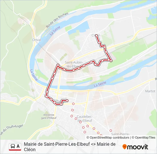 A Bus Line Map