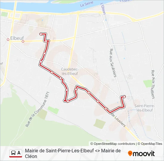 A Bus Line Map