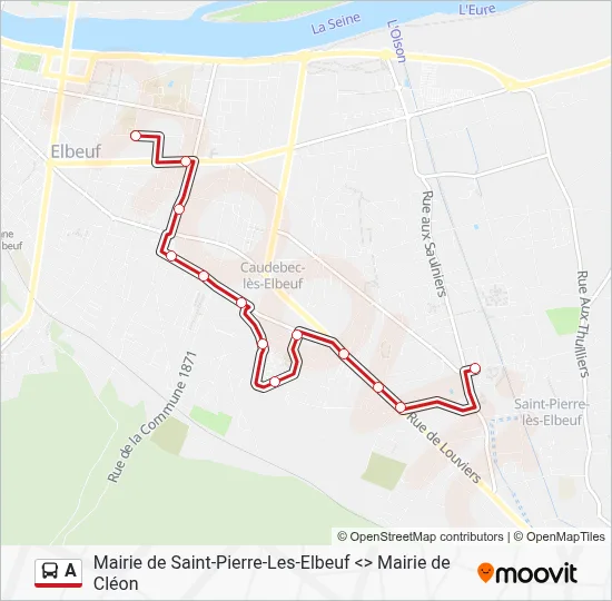 A Bus Line Map