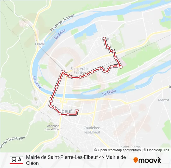 A Bus Line Map