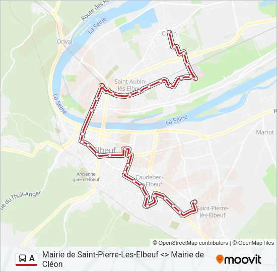 A Bus Line Map
