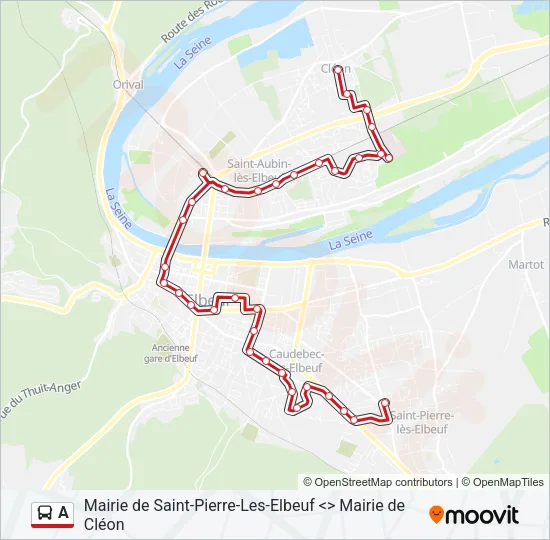 A Bus Line Map