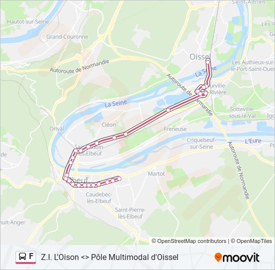 Mapa de F de autobús