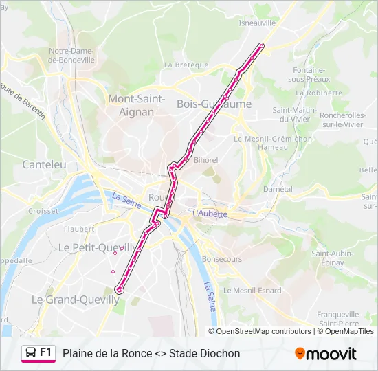 F1 Bus Line Map