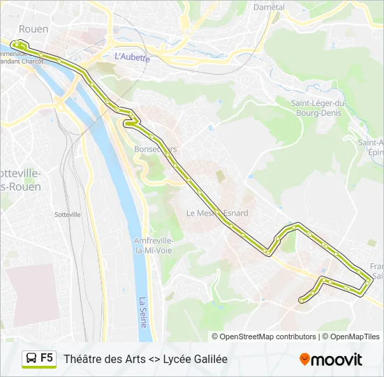 F5 Bus Line Map