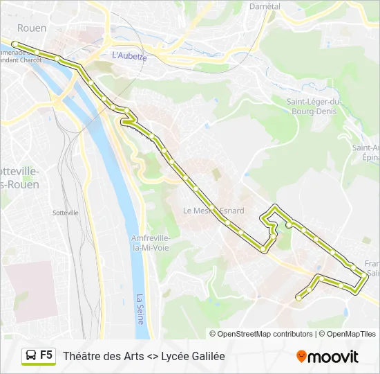 F5 Bus Line Map