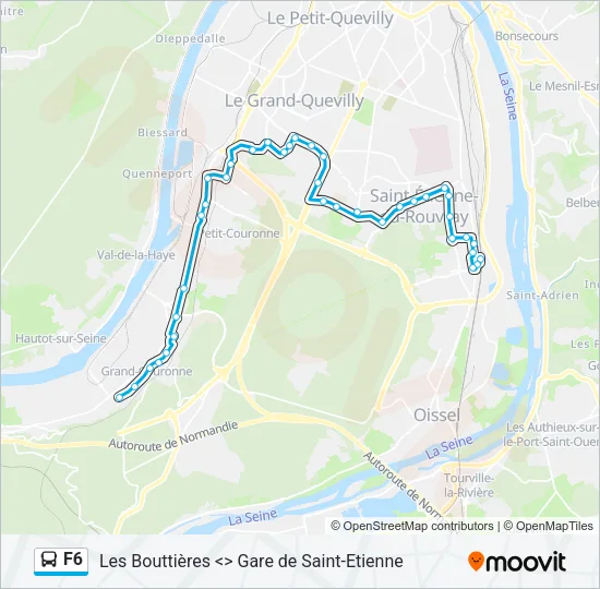 F6 Bus Line Map