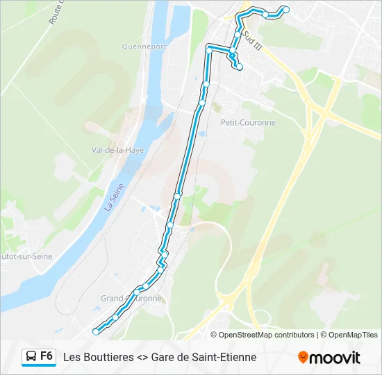 F6 Bus Line Map