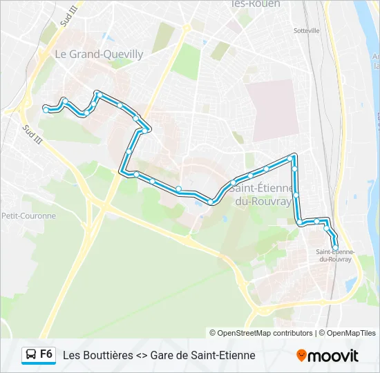 F6 Bus Line Map
