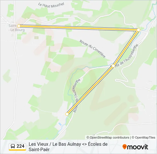 224 Bus Line Map