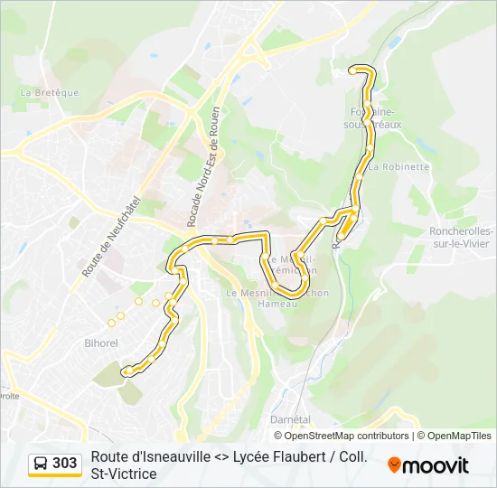 303  Line Map
