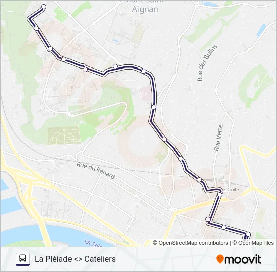 NOCTAMBUS Bus Line Map