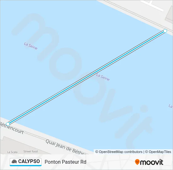 CALYPSO Ferry Line Map