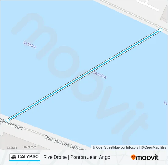 CALYPSO Ferry Line Map