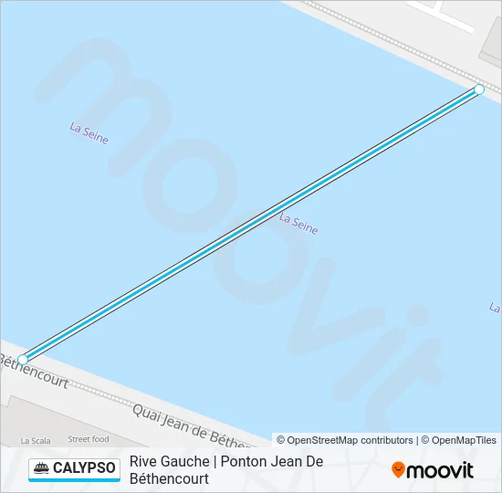 CALYPSO Ferry Line Map