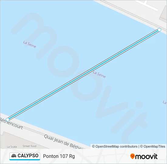 CALYPSO Ferry Line Map