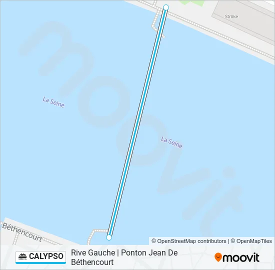 CALYPSO Ferry Line Map