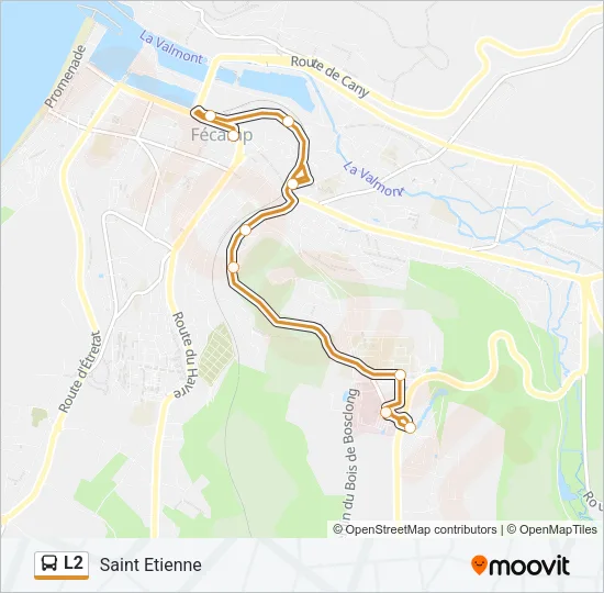 L2 Bus Line Map