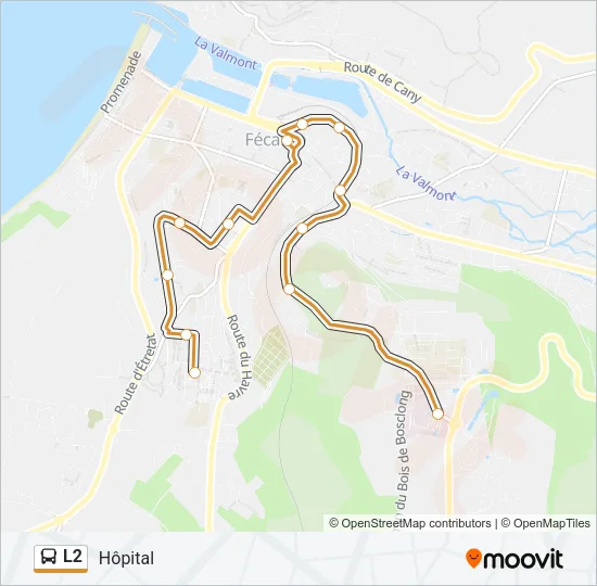 L2 Bus Line Map