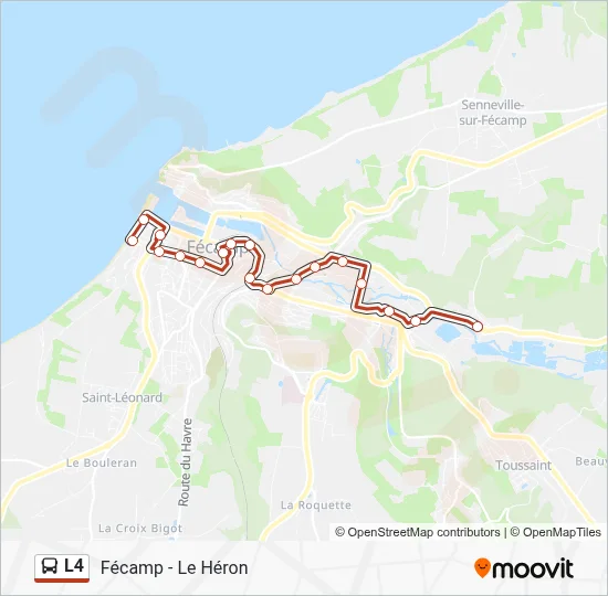 L4 Bus Line Map
