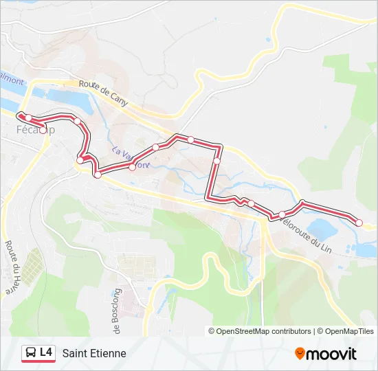 L4 Bus Line Map
